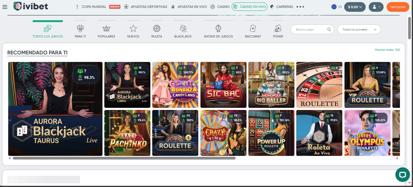 Casino En Vivo Ivibet