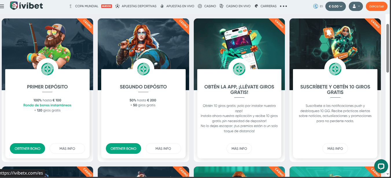 Cómo Reclamar Bonos En IviBet ES